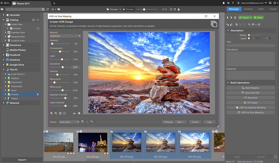 数码照片编辑管理软件 Zoner Photo Studio X v19.2509.2.662 x64